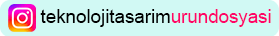 Teknoloji ve Tasarım Dersi Ürün Dosyası instagram